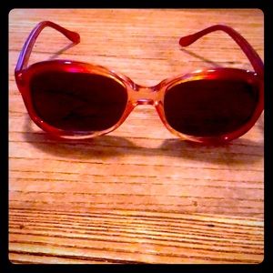 Vintage Pierre Cardin Sunglasses Red